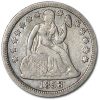 1858 Liberty Seated Dime VF