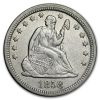 1858 Liberty Seated Quarter AU