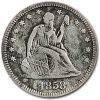 1858 Liberty Seated Quarter Fine