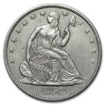 1858-O Liberty Seated Half Dollar AU