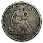 1858-O Liberty Seated Half Dollar Fine