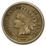 1859-1864 Indian Head Cents Copper-Nickel Avg Circ
