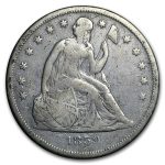1859-O Liberty Seated Dollar Fine