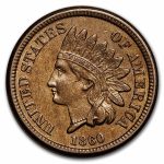 1860 Indian Head Cent BU