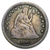 1860 Liberty Seated Quarter Fine