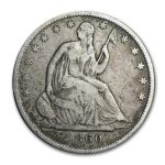 1860-O Liberty Seated Half Dollar VF
