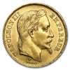 1861-1870 France Gold 20 Francs Napoleon III Laureate AU