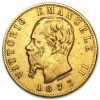 1861-1878 Italy Gold 20 Lire Vittorio Emanuele II Avg Circ