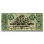 1861 $20 (T-21) A. H. Stephens XF (Cancelled)