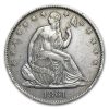 1861-O Liberty Seated Half Dollar AU