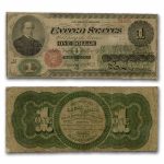 1862 $1.00 Legal Tender Salmon P. Chase Fine (Fr#16)