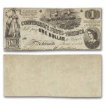 1862 $1.00 (T-44) Steamship at Sea, Lucy Pickens VF