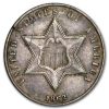 1862/1 Three Cent Silver XF