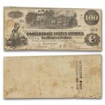 1862 $100 (T-39) Train Straight Steam VF