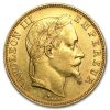 1862-1868 France Gold 50 Francs Napoleon III Laureate (Avg Circ)