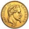 1862-1870 France Gold 100 Francs Napoleon III Laureate Avg Circ