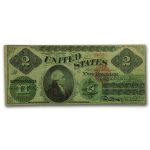 1862 $2.00 Legal Tender Alexander Hamilton Fine (Fr#41)