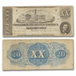 1862 $20 (T-51) Capitol @ Nashville, TN VF