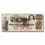 1862 Bank of the State of South Carolina $1.00 VF