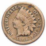 1862 Indian Head Cent AG