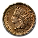 1862 Indian Head Cent AU-58 PCGS