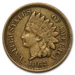 1862 Indian Head Cent VF