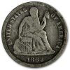 1862 Liberty Seated Dime VG