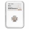 1862 Liberty Seated Half Dime MS-61 NGC