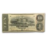 1863 $10 (T-59) Capitol @ Columbia, SC VF