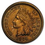 1864 Indian Head Cent Copper-Nickel BU