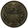 1865 Two Cent Piece AU