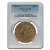 1866-S $20 Liberty Gold Double Eagle w/Motto AU-50 PCGS