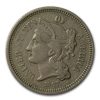 1867 3 Cent Nickel VF