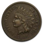 1867 Indian Head Cent XF