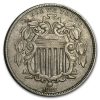 1867 Shield Nickel w/Rays XF