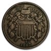 1867 Two Cent Piece VF