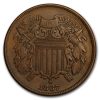 1867 Two Cent Piece XF