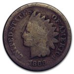 1868 Indian Head Cent AG