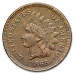 1868 Indian Head Cent XF Details (Cleaned, Corroded or Dmgd)