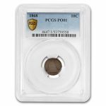 1868 Liberty Seated Dime PO-01 PCGS