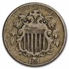 1868 Shield Nickel Fine