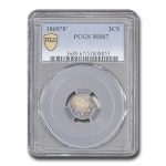 1869/8 Three Cent Silver MS-67 PCGS