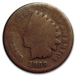 1869 Indian Head Cent AG