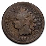 1869 Indian Head Cent Fair