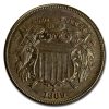 1869 Two Cent Piece BU (Brown)