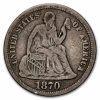 1870 Liberty Seated Dime Fine