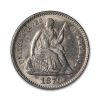 1870 Liberty Seated Half Dime BU