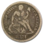 1871 Liberty Seated Dime Fine