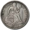 1871 Liberty Seated Dime VF