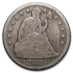 1871 Liberty Seated Dollar Good
